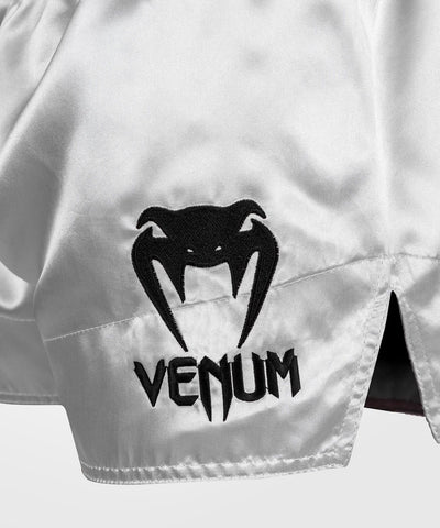מכנסי איגרוף תאילנדי  Venum Classic Muay Thai Shorts Silver/Black L
