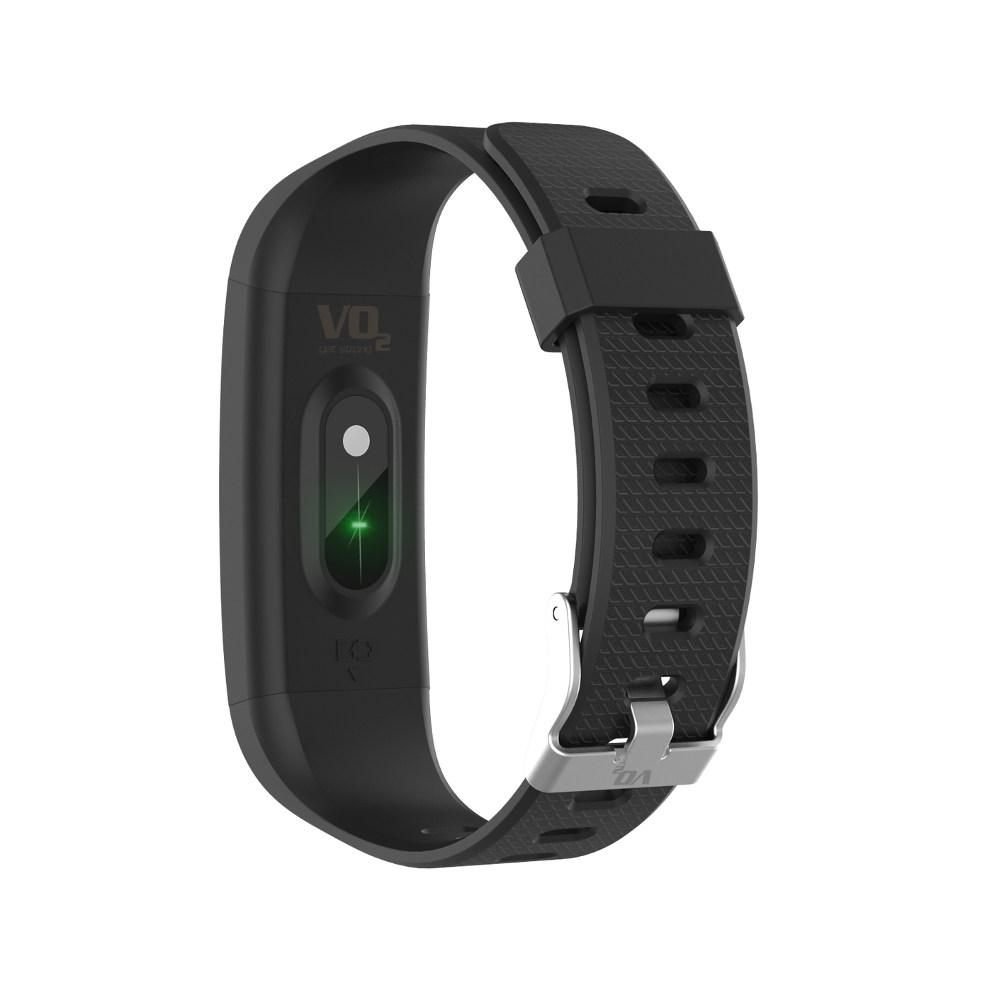 שעון כושר Smart VO2 עם מד טמפרטורה בצבע שחור