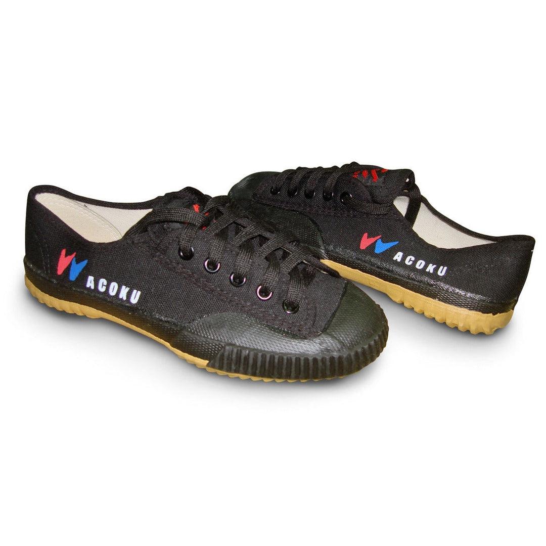 נעלי אומנויות לחימה רכות, שחור-®WACOKU-בש גל - ציוד ספורט