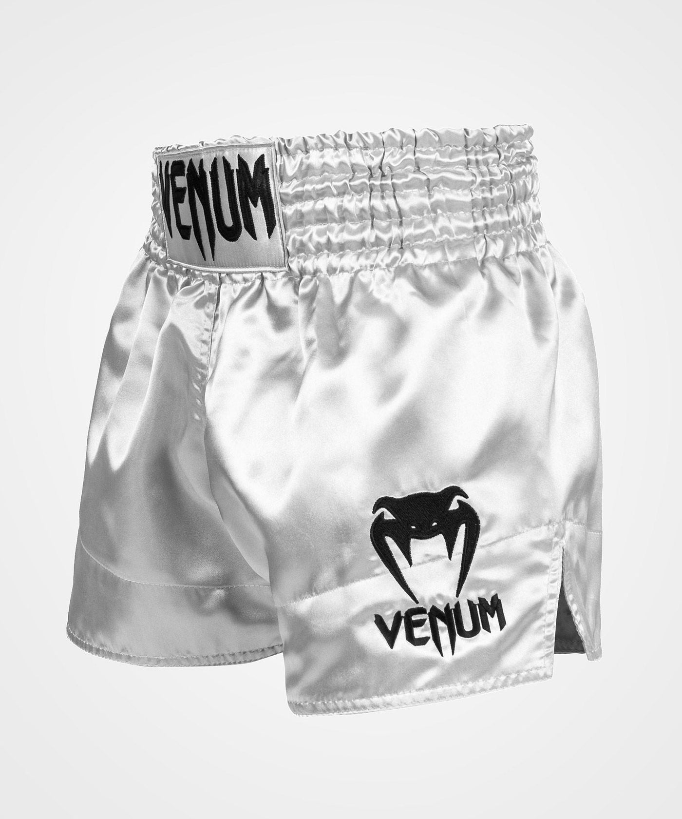 מכנסי איגרוף תאילנדי  Venum Classic Muay Thai Shorts Silver/Black XXL