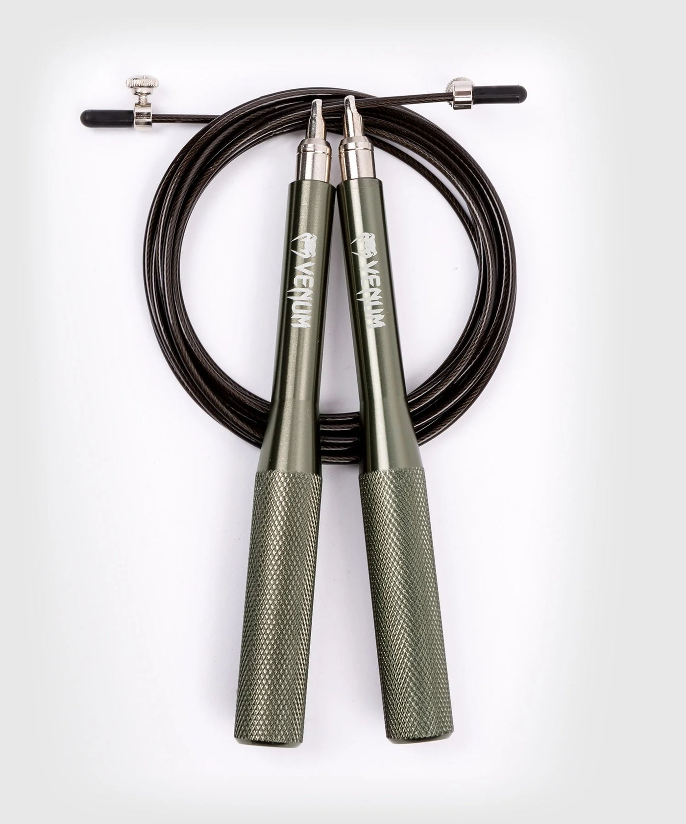 דלגית Speed Rope ידיות מתכת Venum Khaki