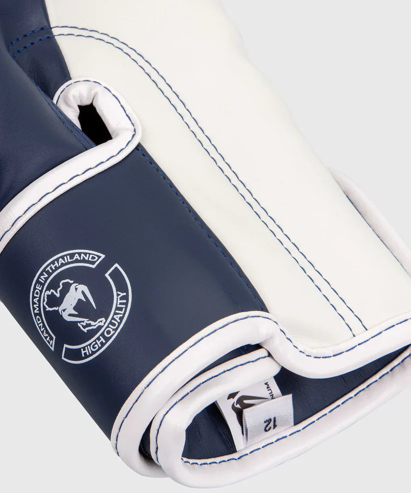 כפפות איגרוף Venum Elite White/Navy 12OZ