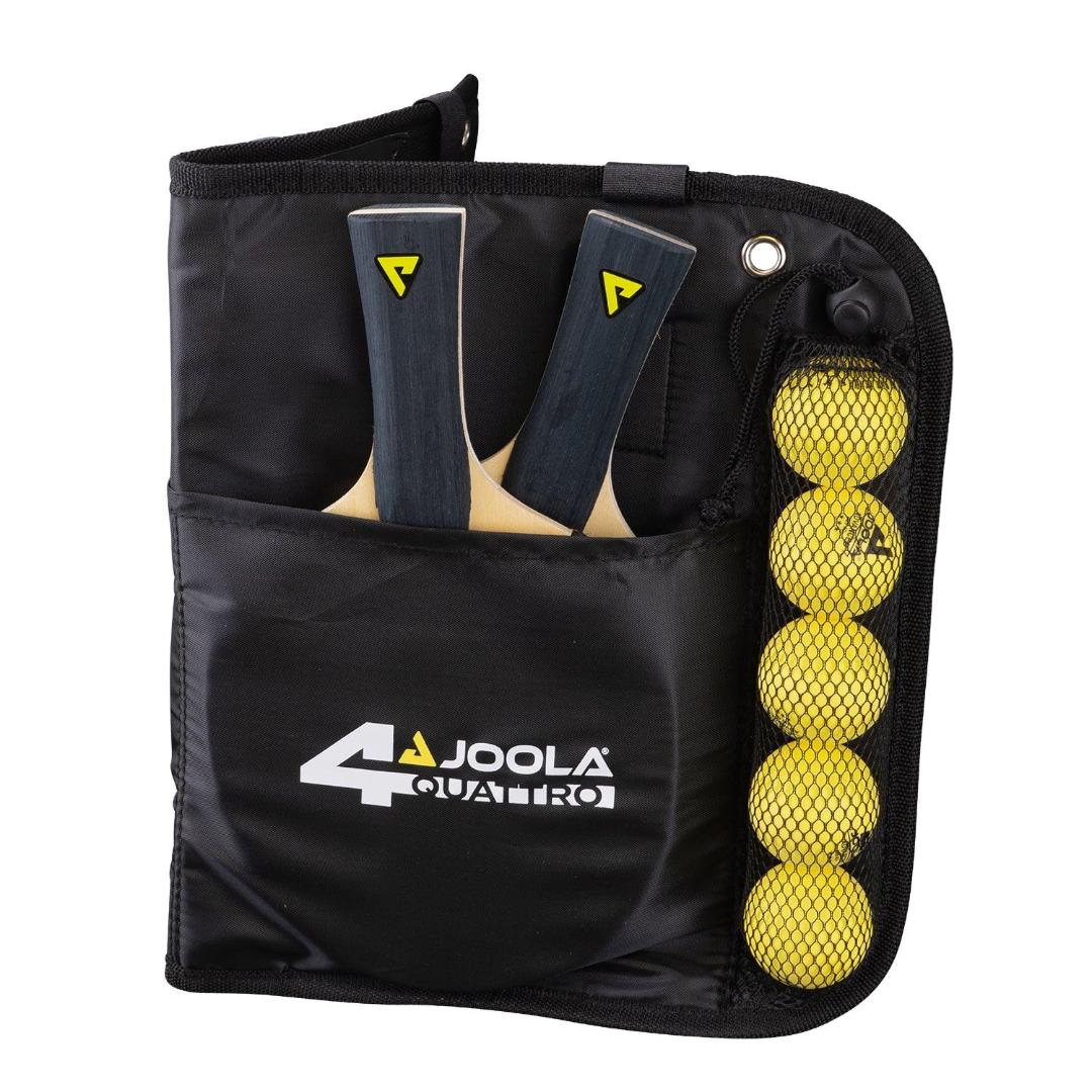 סט טנ"ש 4 מחבטים + 10 כדורים עם תיק - Joola Set Quattro