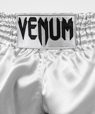 מכנסי איגרוף תאילנדי  Venum Classic Muay Thai Shorts Silver/Black XXL