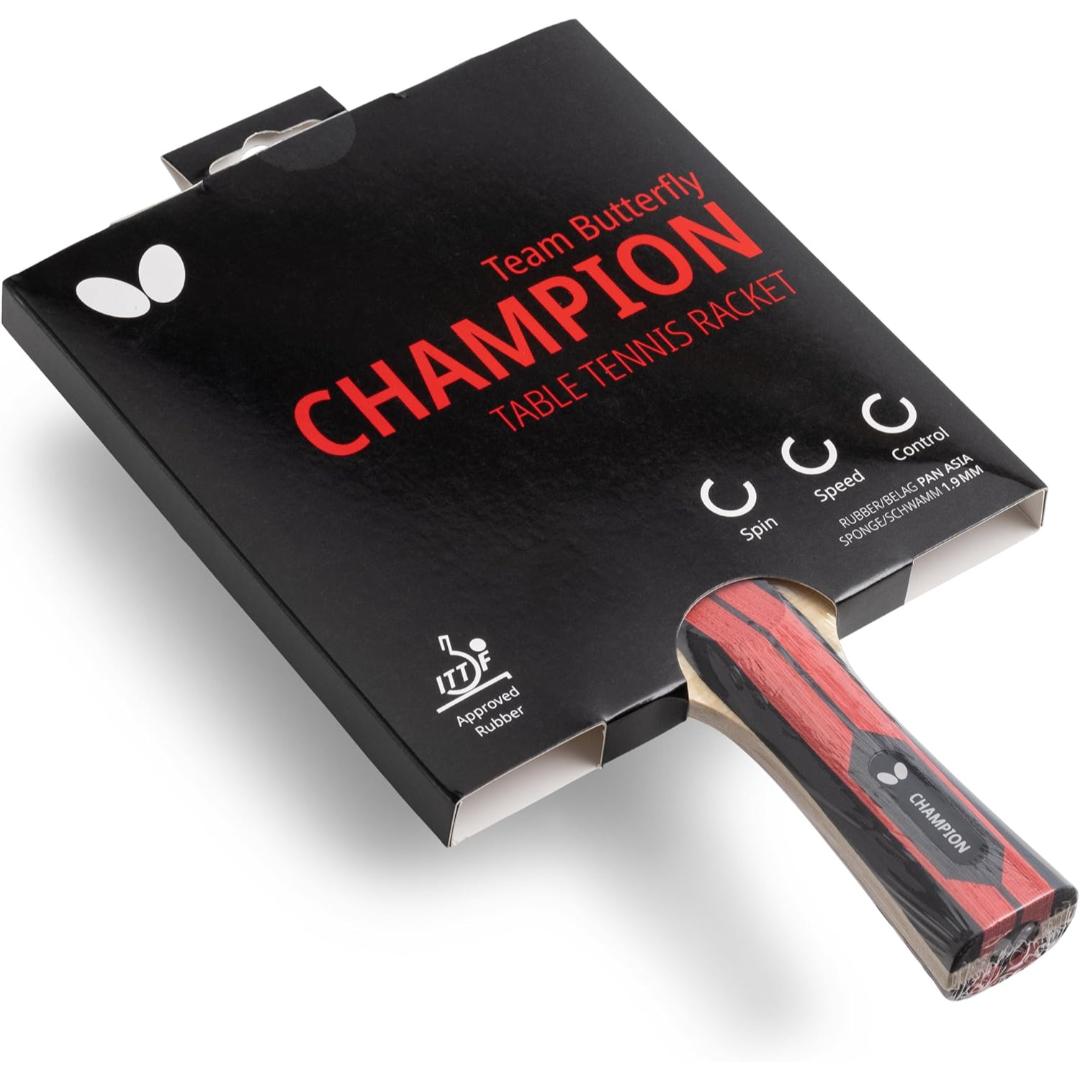 Team Butterfly מחבט פינג פונג בטרפלי Team Butterfly Champion – בש גל - ציוד ספורט