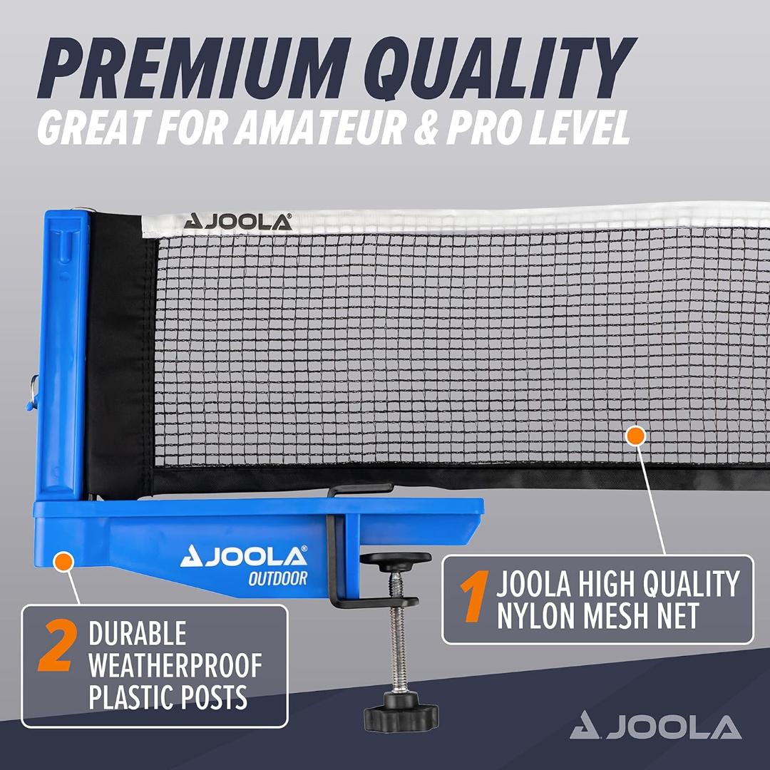 רשת טנ"ש לתנאי חוץ - JOOLA Net Post Set Outdoor