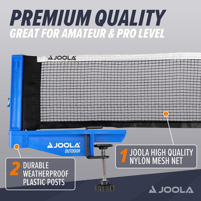 רשת טנ"ש לתנאי חוץ - JOOLA Net Post Set Outdoor