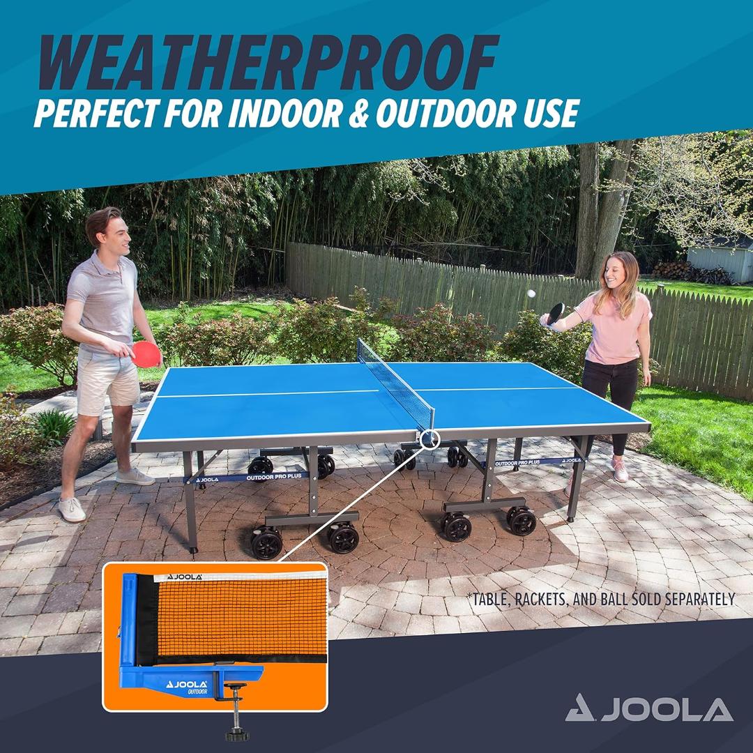 רשת טנ"ש לתנאי חוץ - JOOLA Net Post Set Outdoor