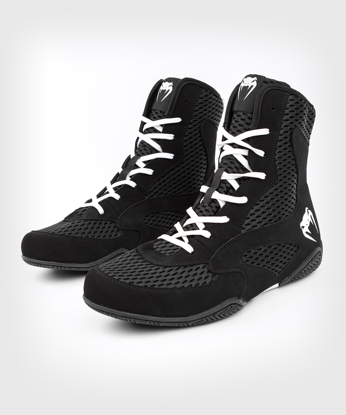 נעלי איגרוף -Venum Contender Boxing Shoes - Black/White