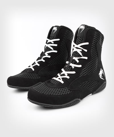 נעלי איגרוף -Venum Contender Boxing Shoes - Black/White