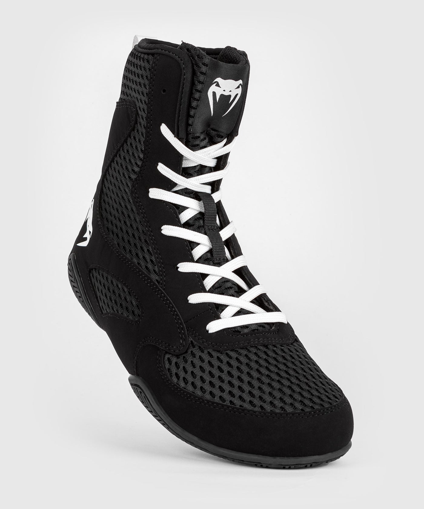 נעלי איגרוף -Venum Contender Boxing Shoes - Black/White