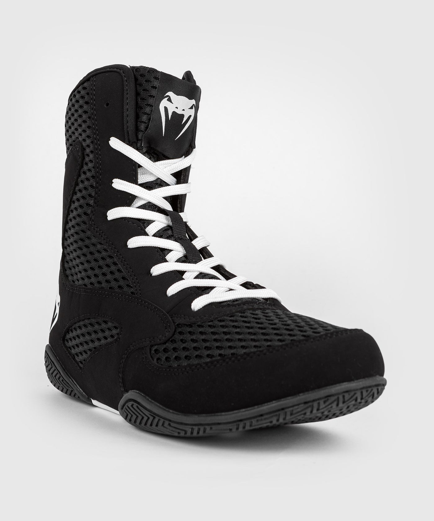 נעלי איגרוף -Venum Contender Boxing Shoes - Black/White