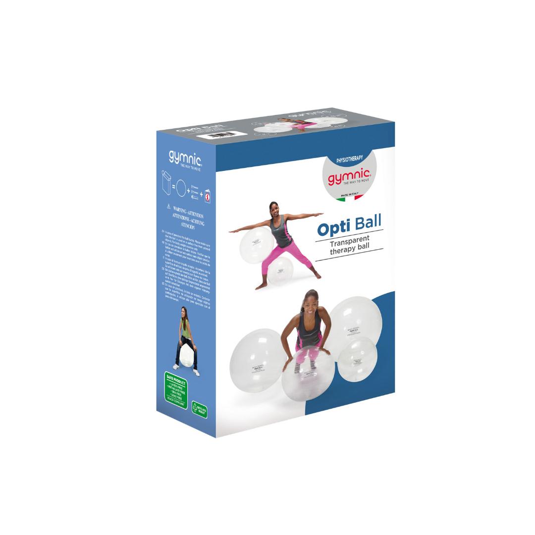 כדור פיזיו שקוף 65 ס"מ Gymnic Opti Ball