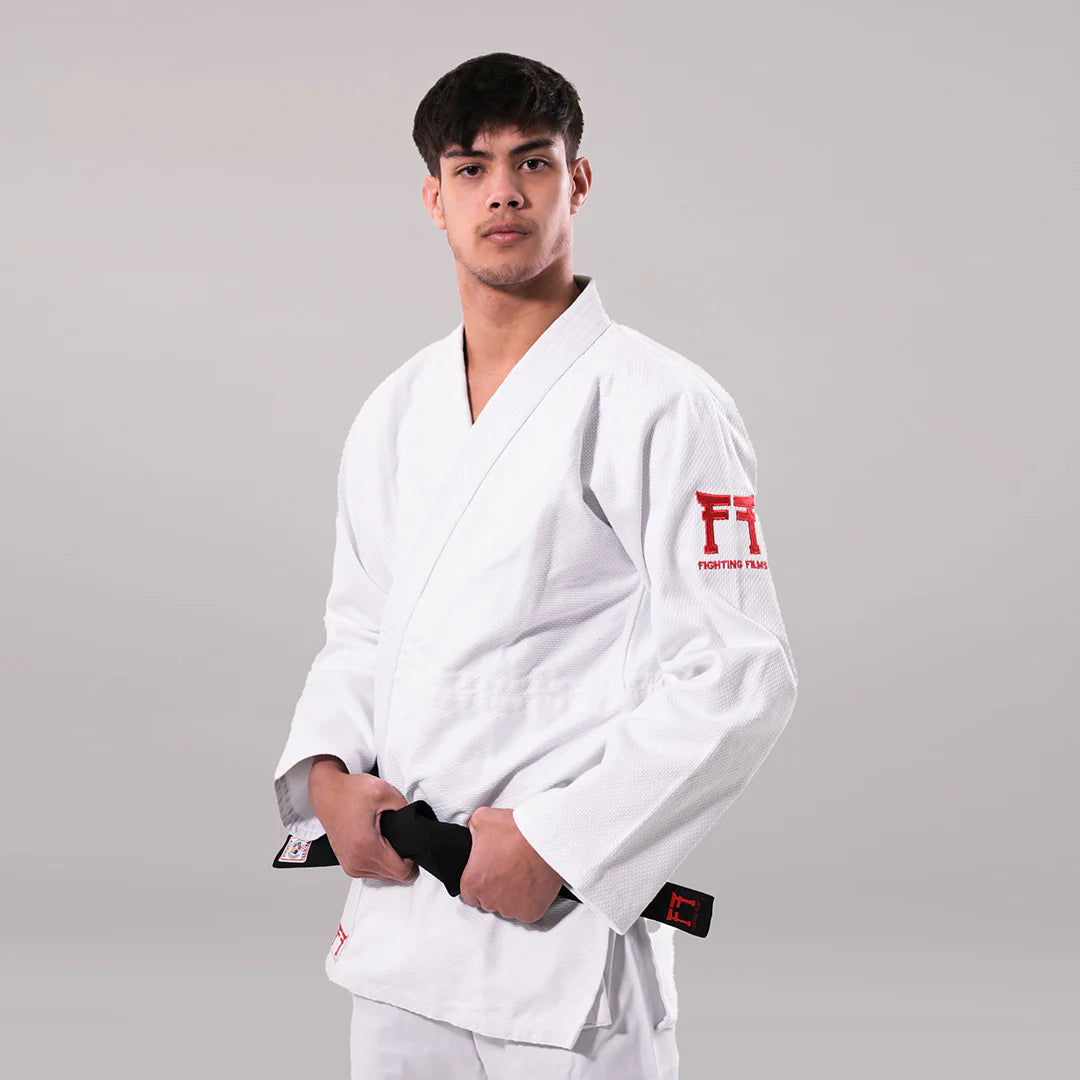 חליפת ג'ודו Fighting Films Red Label 450 Judogi White