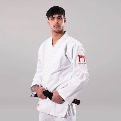 חליפת ג'ודו Fighting Films Red Label 450 Judogi White