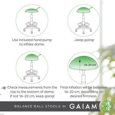 כסא יציבה – High-Rise Balance Ball