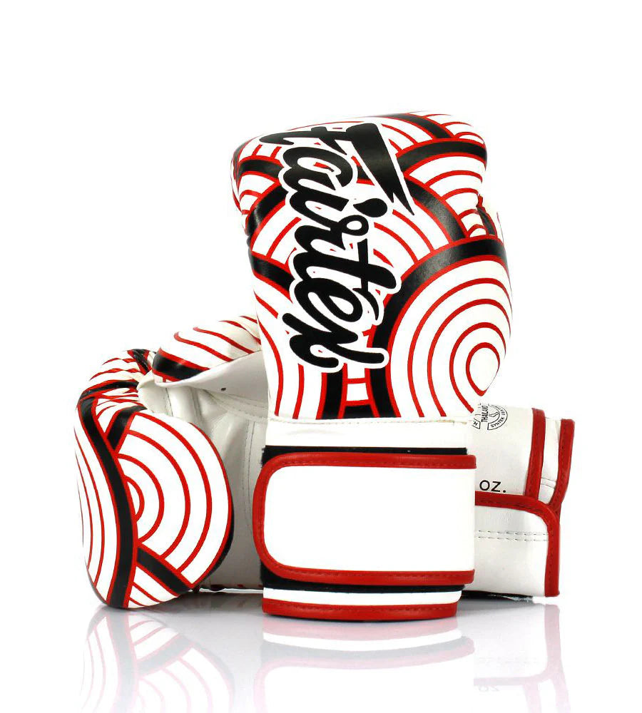 כפפות איגרוף Fairtex Microfiber Gloves Red Wave