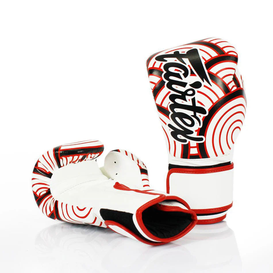כפפות איגרוף Fairtex Microfiber Gloves Red Wave