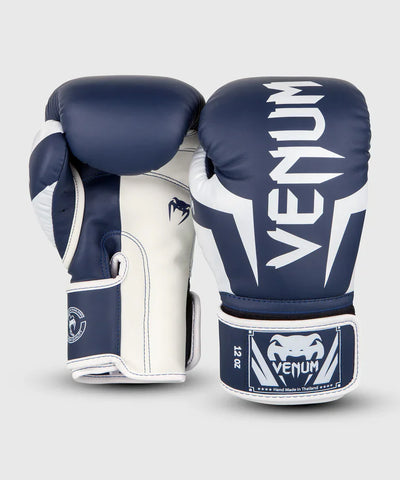 כפפות איגרוף Venum Elite White/Navy 12OZ
