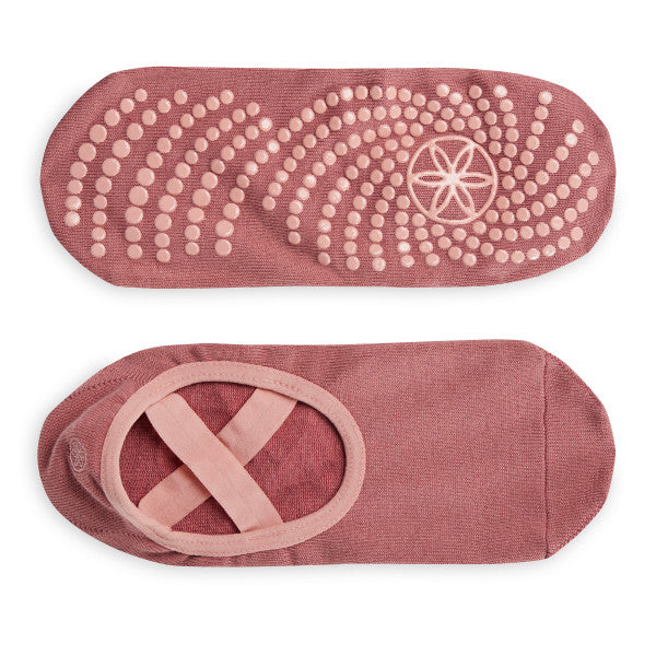 גרבי יוגה (2 זוגות) GRIPPY BARRE SOCK VERY CORAL