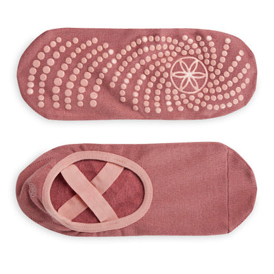 גרבי יוגה (2 זוגות) GRIPPY BARRE SOCK VERY CORAL