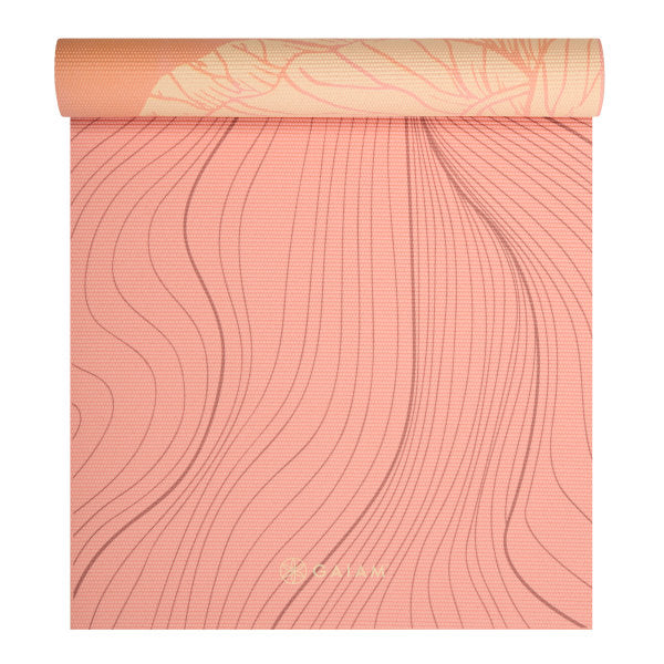 מזרן יוגה פרימיום 6 מ"מ דו צדדי REVERSIBLE PRINTED YOGA MAT