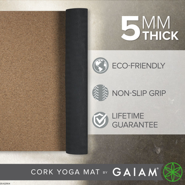 מזרן יוגה פרימיום 5 מ"מ משעם GAIAM
