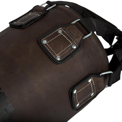 שק איגרוף PU *מלא* , 150 ס"מ, Vintage Heavy Bag - Brown - Filled