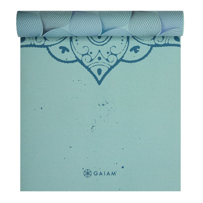 מזרן יוגה פרימיום 6 מ"מ דו צדדי REVERSIBLE PRINTED YOGA MAT