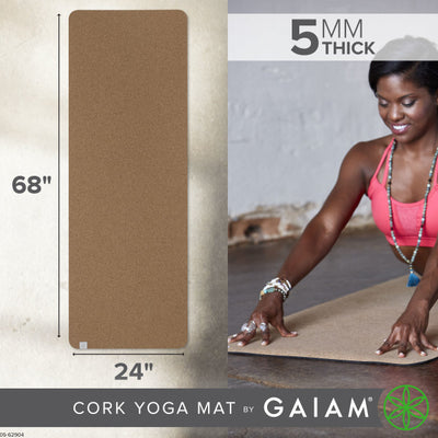 מזרן יוגה פרימיום 5 מ"מ משעם GAIAM