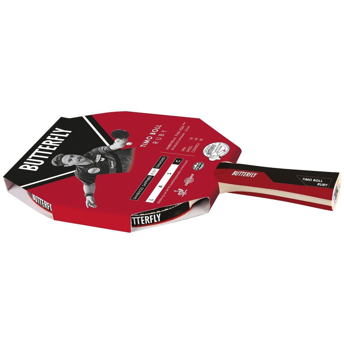 חבילת Butterfly Timo Boll RUBY +R40