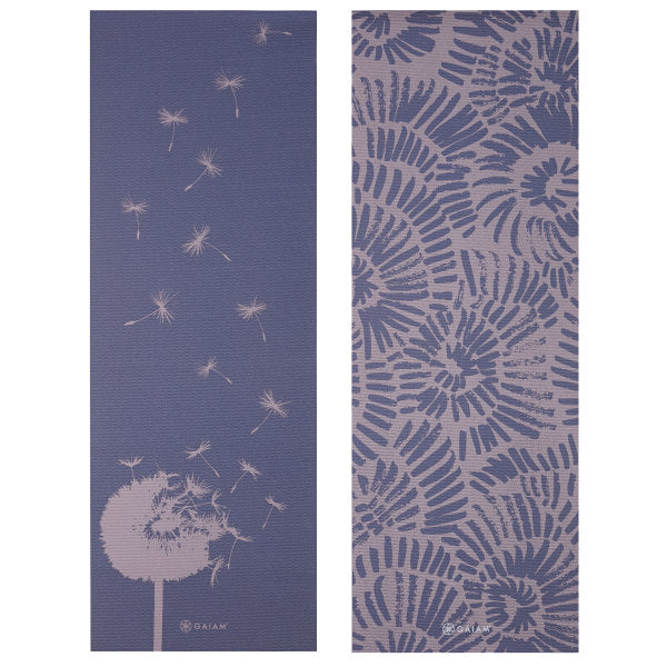 מזרן יוגה פרימיום 6 מ"מ דו צדדי REVERSIBLE PRINTED YOGA MAT