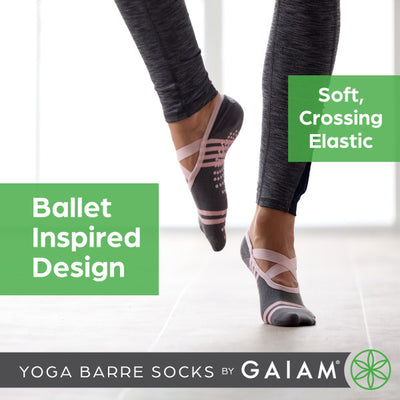 גרבי יוגה (2 זוגות) GRIPPY BARRE SOCK DOVETAIL
