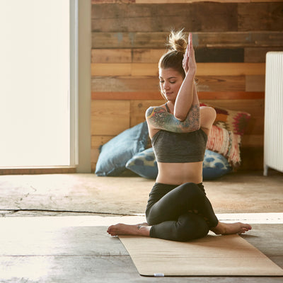 מזרן יוגה פרימיום 5 מ"מ משעם GAIAM