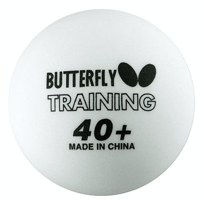 6 כדורי טניס שולחן מפלסטיק לאימון +Training 40-®BUTTERFLY-בש גל - ציוד ספורט