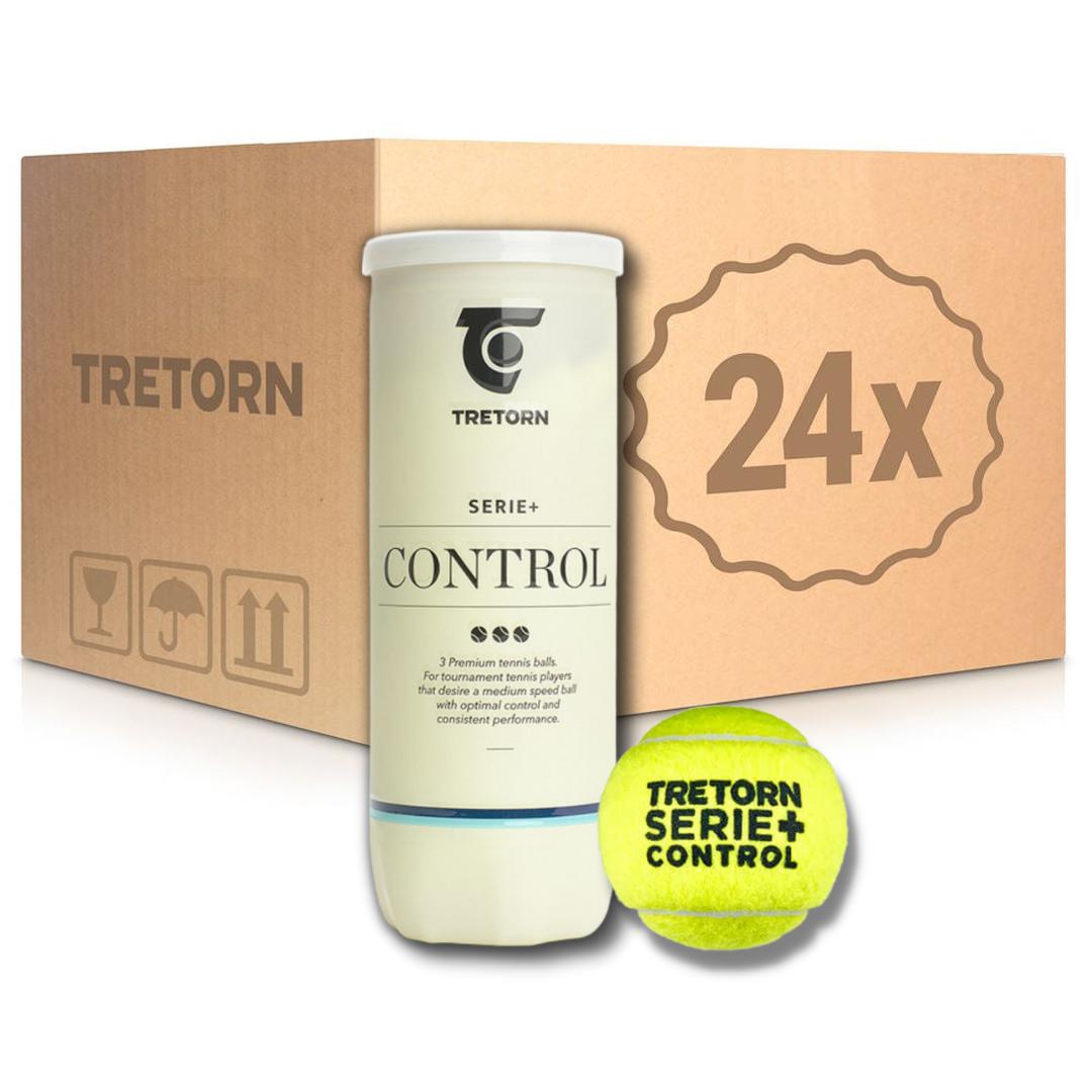 ארגז כדורי טניס (24X3 יח') Serie+ Control-®TRETORN-בש גל - ציוד ספורט