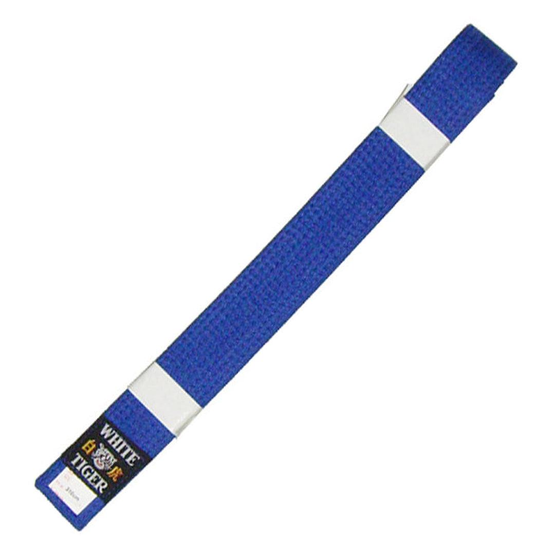 חגורת קראטה-ג'ודו בוגרים כחולה-®WHITE TIGER-בש גל - ציוד ספורט