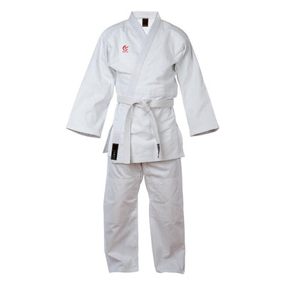 חליפת ג'ודו מקצועית לבנה 700 גרם-®WACOKU-בש גל - ציוד ספורט