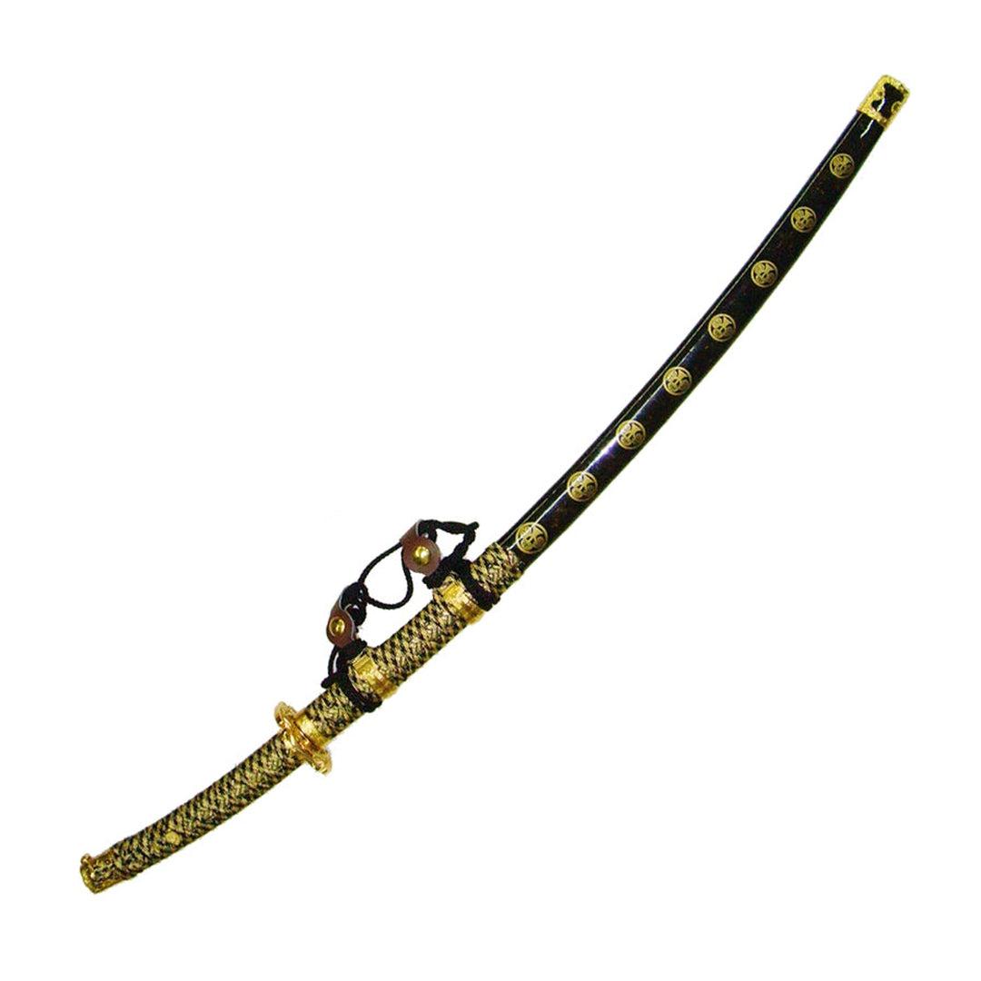 חרב סמוראי נדן שחור-זהב 105 ס"מ-®WACOKU-בש גל - ציוד ספורט