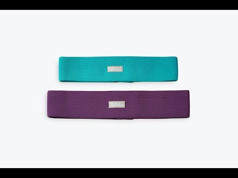 סט 2 גומיות אימון מבד GAIAM® Restore Hip Bands