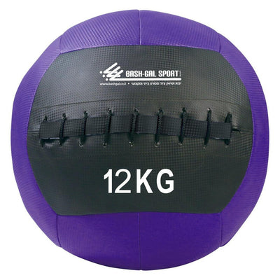 כדור כח Wallball וול בול 12 ק"ג-®BASH-GAL-בש גל - ציוד ספורט