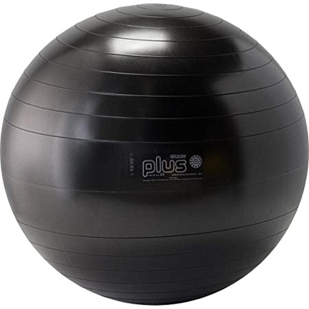 כדור פיזיו שחור 65 ס"מ Plus BRQ-®GYMNIC-בש גל - ציוד ספורט