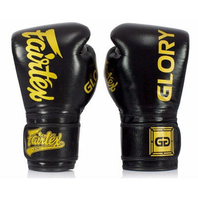 כפפות איגרוף עור שחור Glory BGVG1-®FAIRTEX-בש גל - ציוד ספורט