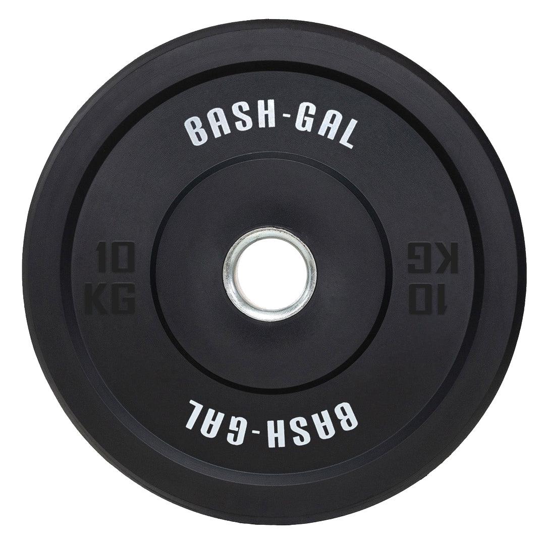 משקולת צלחת אולימפית באמפר 10 ק"ג-®BASH-GAL-בש גל - ציוד ספורט