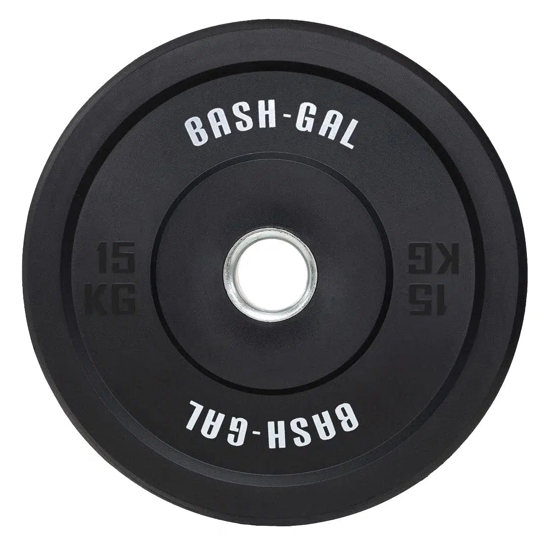משקולת צלחת אולימפית באמפר 15 ק"ג-®BASH-GAL-בש גל - ציוד ספורט
