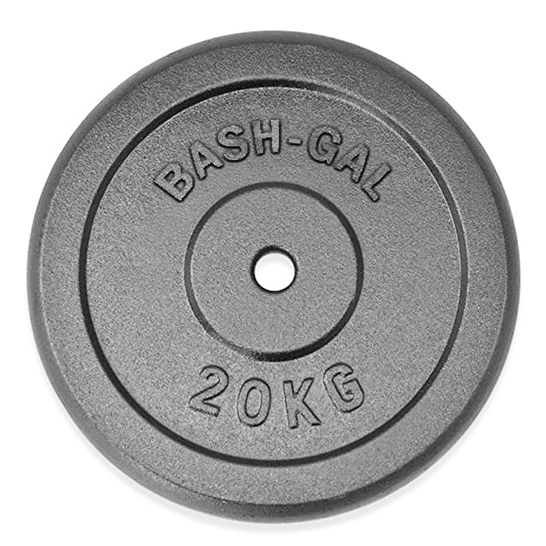 משקולת צלחת ברזל - 20 ק"ג-®BASH-GAL-בש גל - ציוד ספורט