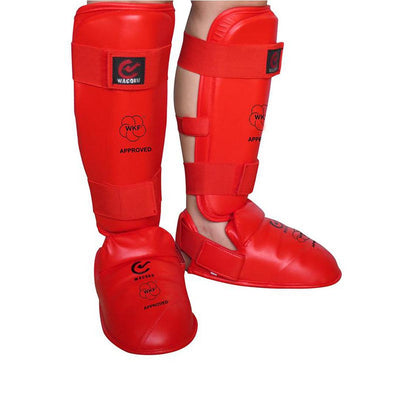 מגן עצם וכף רגל, אדום WKF-®WACOKU-בש גל - ציוד ספורט
