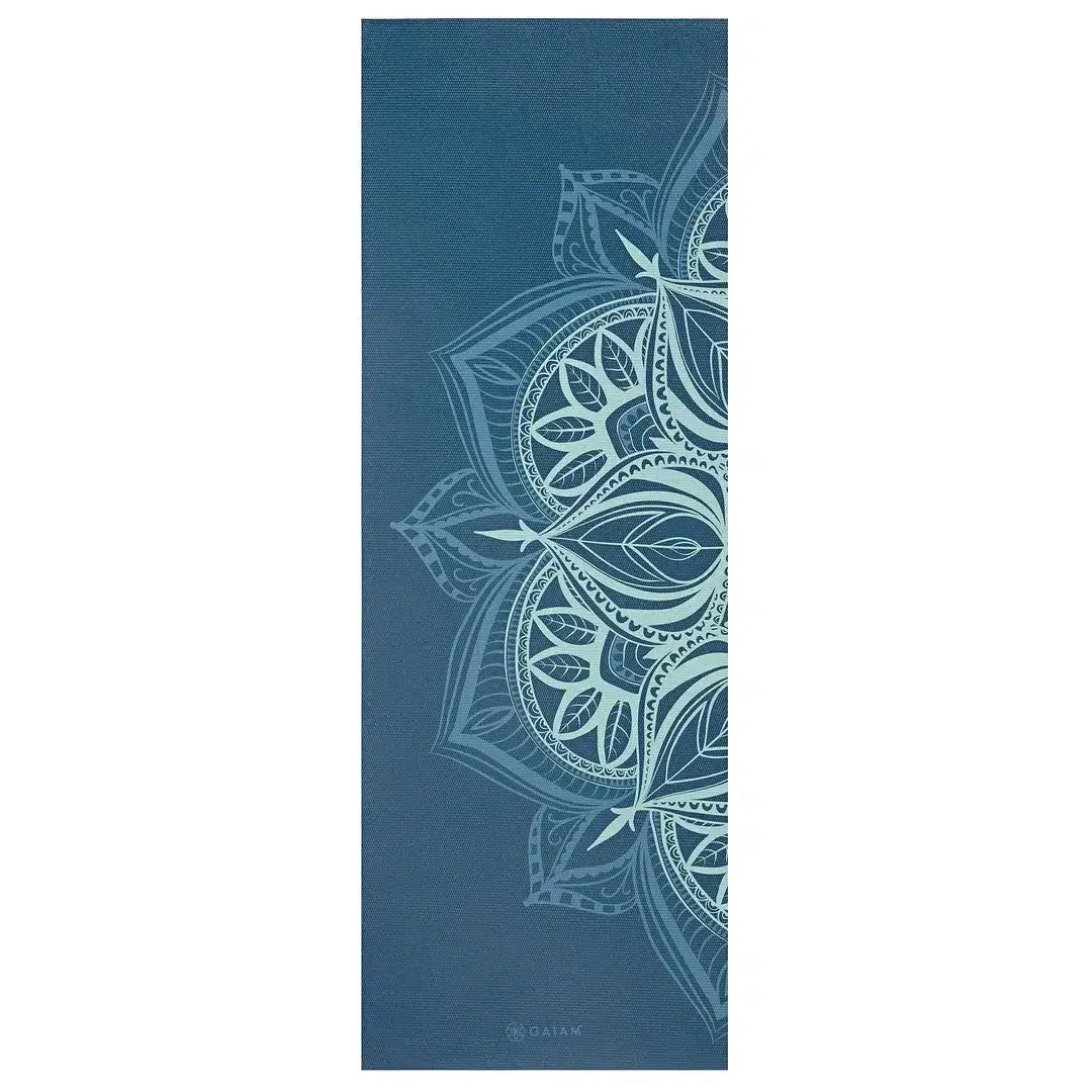מזרן יוגה מקצועי, 5 מ"מ Printed Cool Mint Point-®GAIAM-בש גל - ציוד ספורט