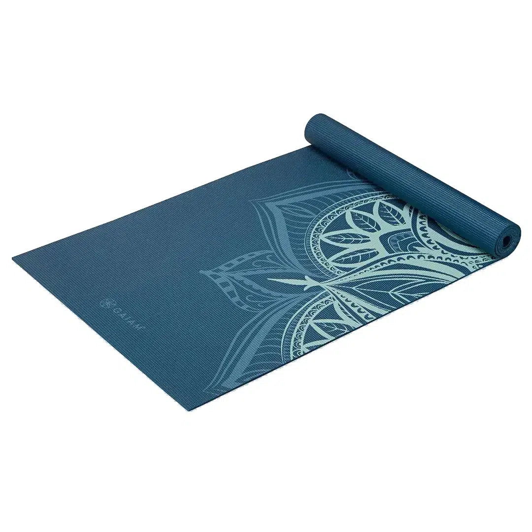 מזרן יוגה מקצועי, 5 מ"מ Printed Cool Mint Point-®GAIAM-בש גל - ציוד ספורט