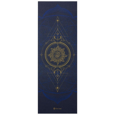 מזרן יוגה מקצועי 6 מ"מ דו צדדי Metallic Sun & Moon-®GAIAM-בש גל - ציוד ספורט